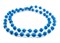 The Bead Chest Recycled Paper Bead Necklace from Uganda - Fair Trade African Jewelry (Cobalt Blue)
